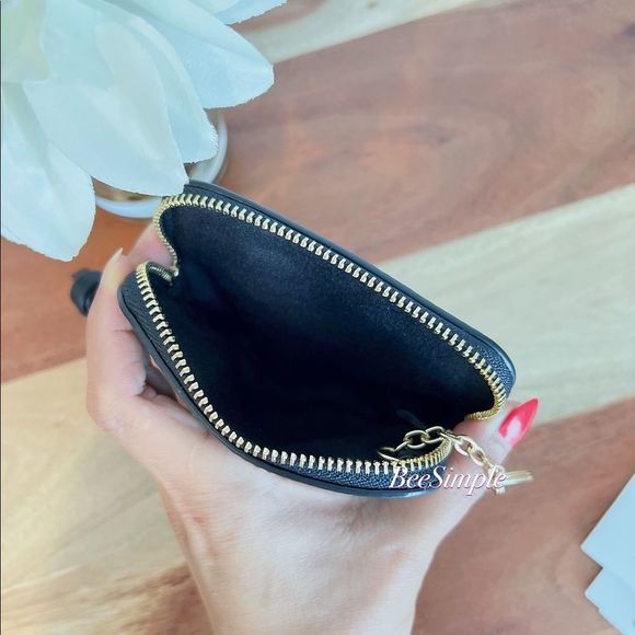 NWT Coach Pennie Card Case In Signature Canvas - Picture 4 of 6